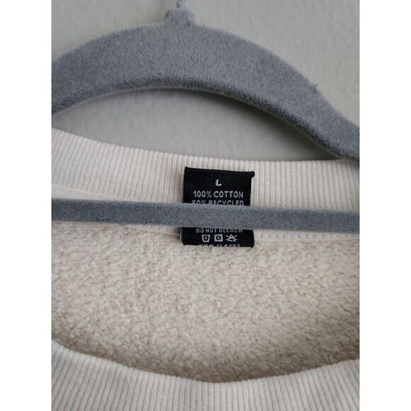 Pleasing Crewneck Sweatshirt with Logo‎ in Cream | Size L - Picture 3 of 4